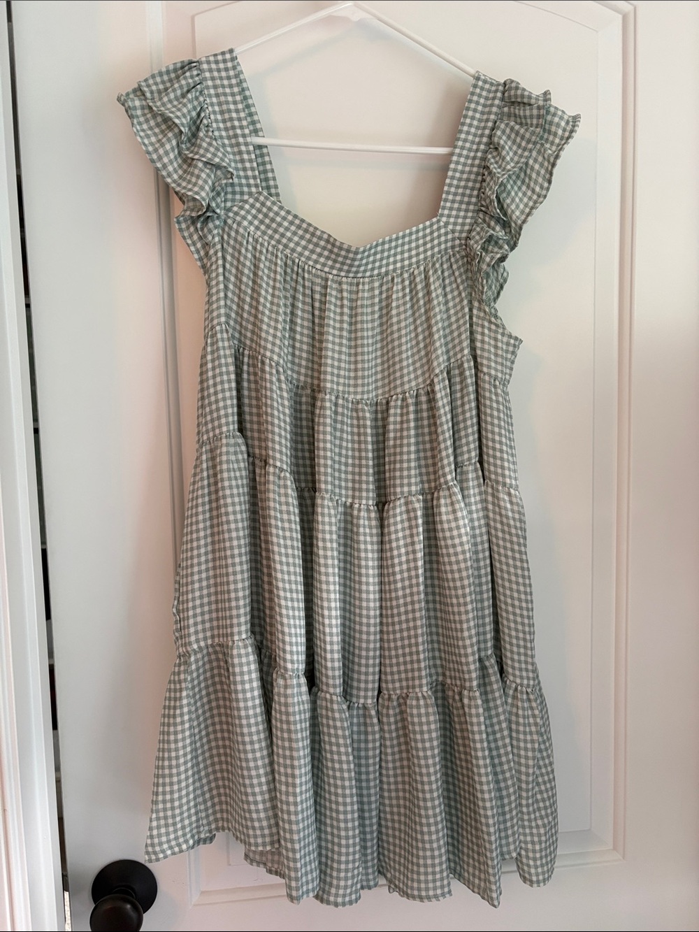 BUCKETLIST Tiered Mini Dress